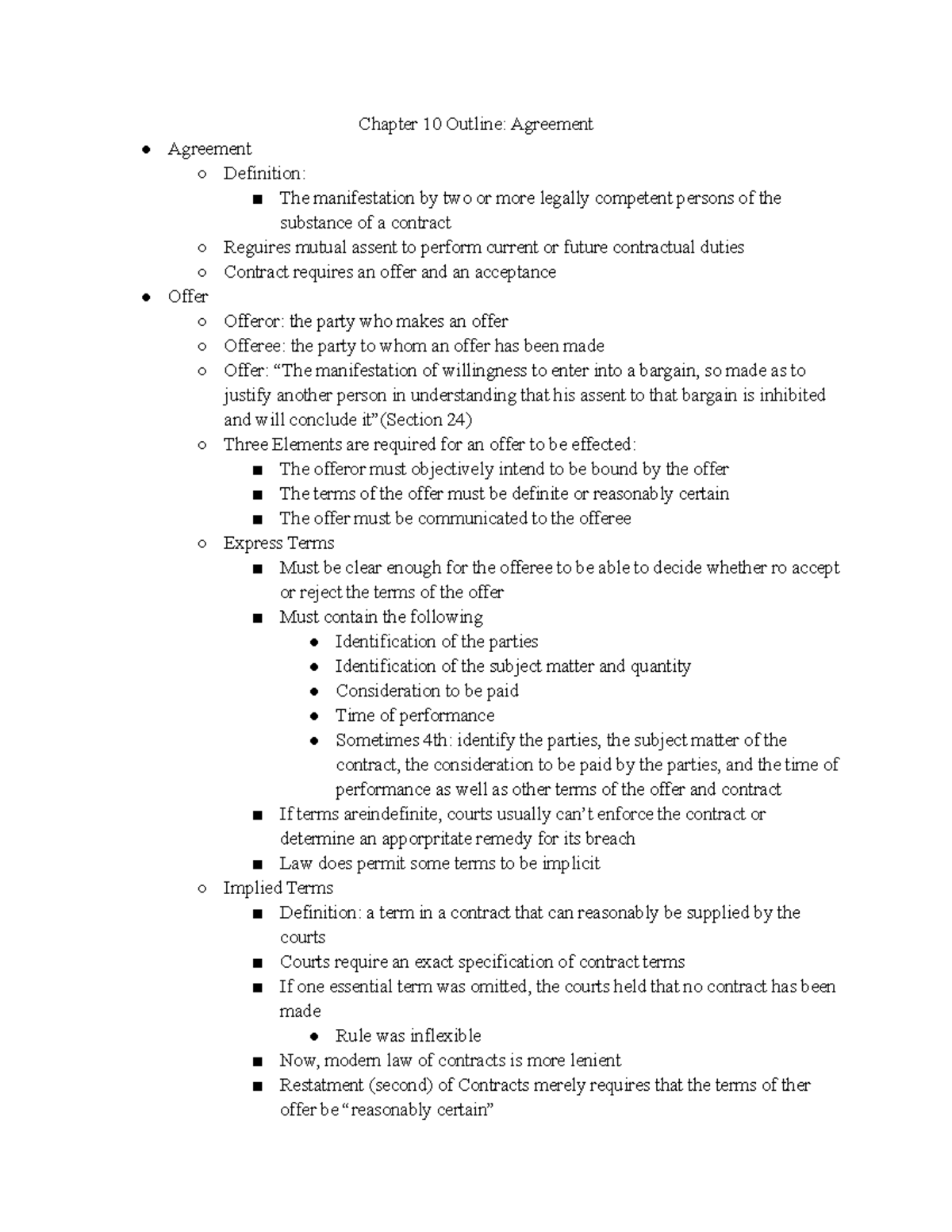 chapter-10-agreement-chapter-10-outline-agreement-agreement