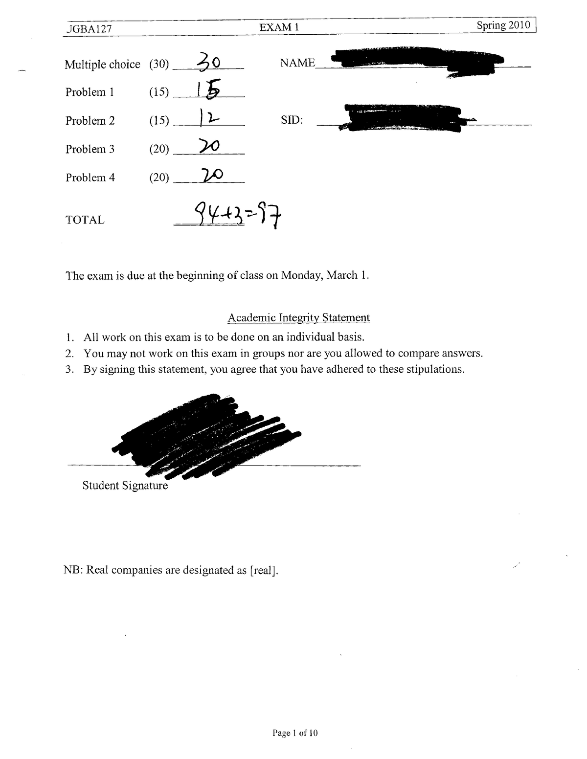 Accounting Exam Study Guide - BUAD281 - Studocu