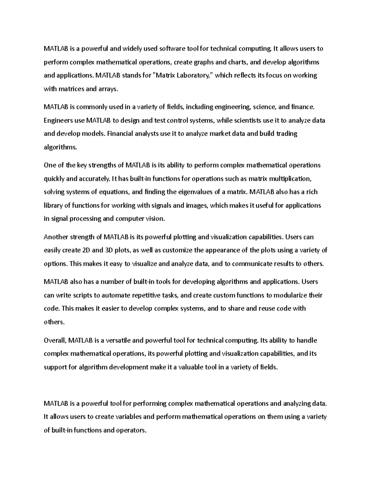 EGR 102 - Notes about MATLAB and helpful info for exams / how to use ...