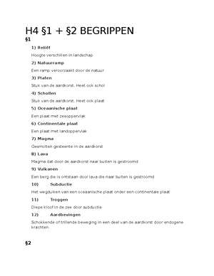 Aardrijkskunde Samenvatting Eindexamen Havo 5 - 3 Domein B: Wereld ...