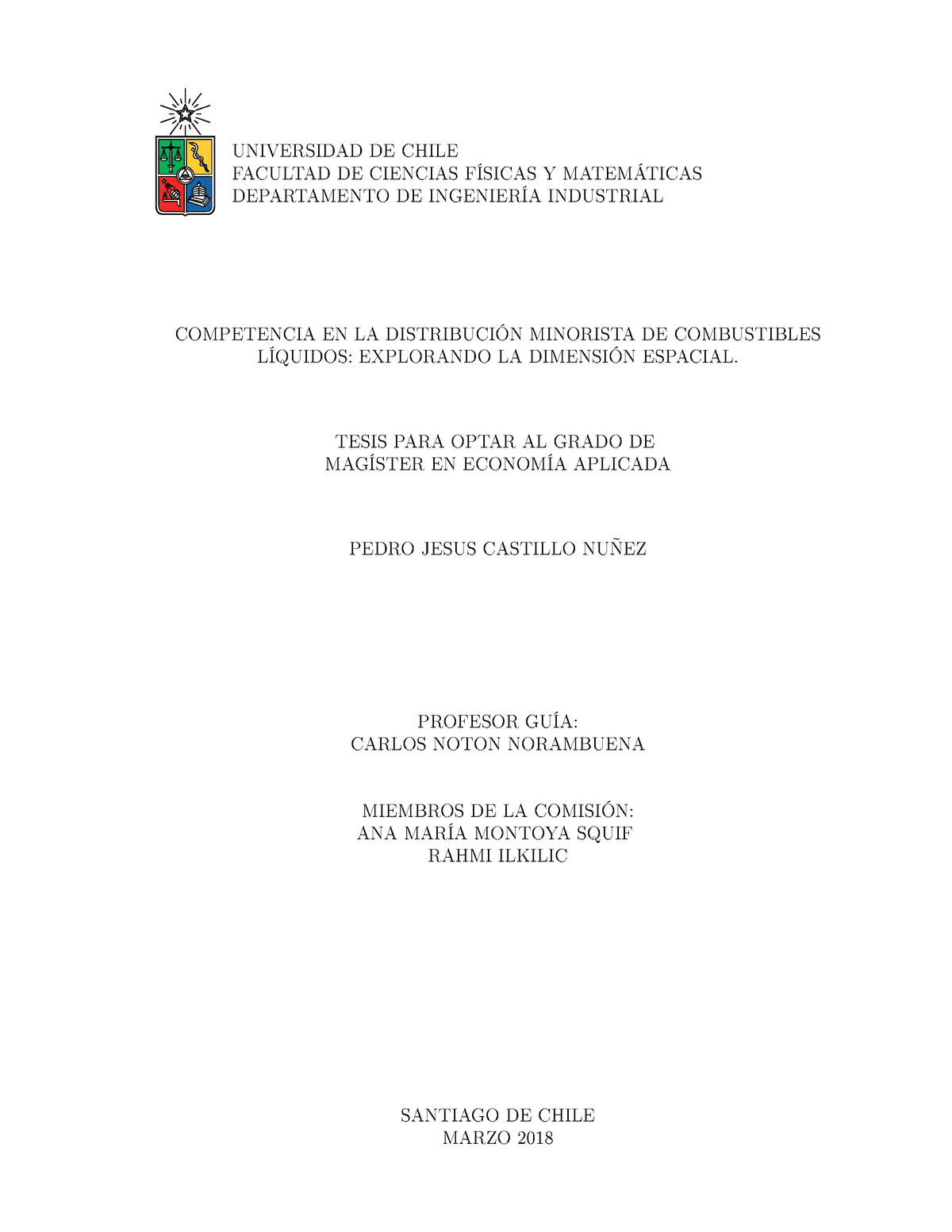 Competencia en la distribucion minorista de combustibles liquidos ...