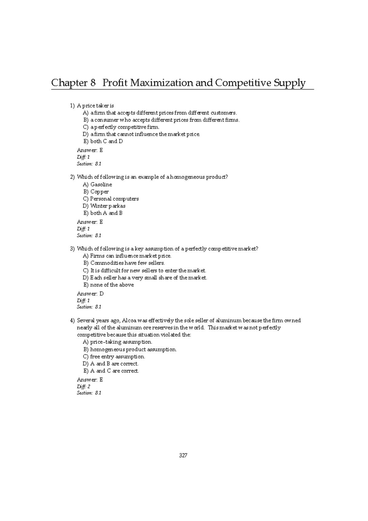 Chapter8 Profit Maximization and Competitive Supply - Chapterȱ8 - Studocu