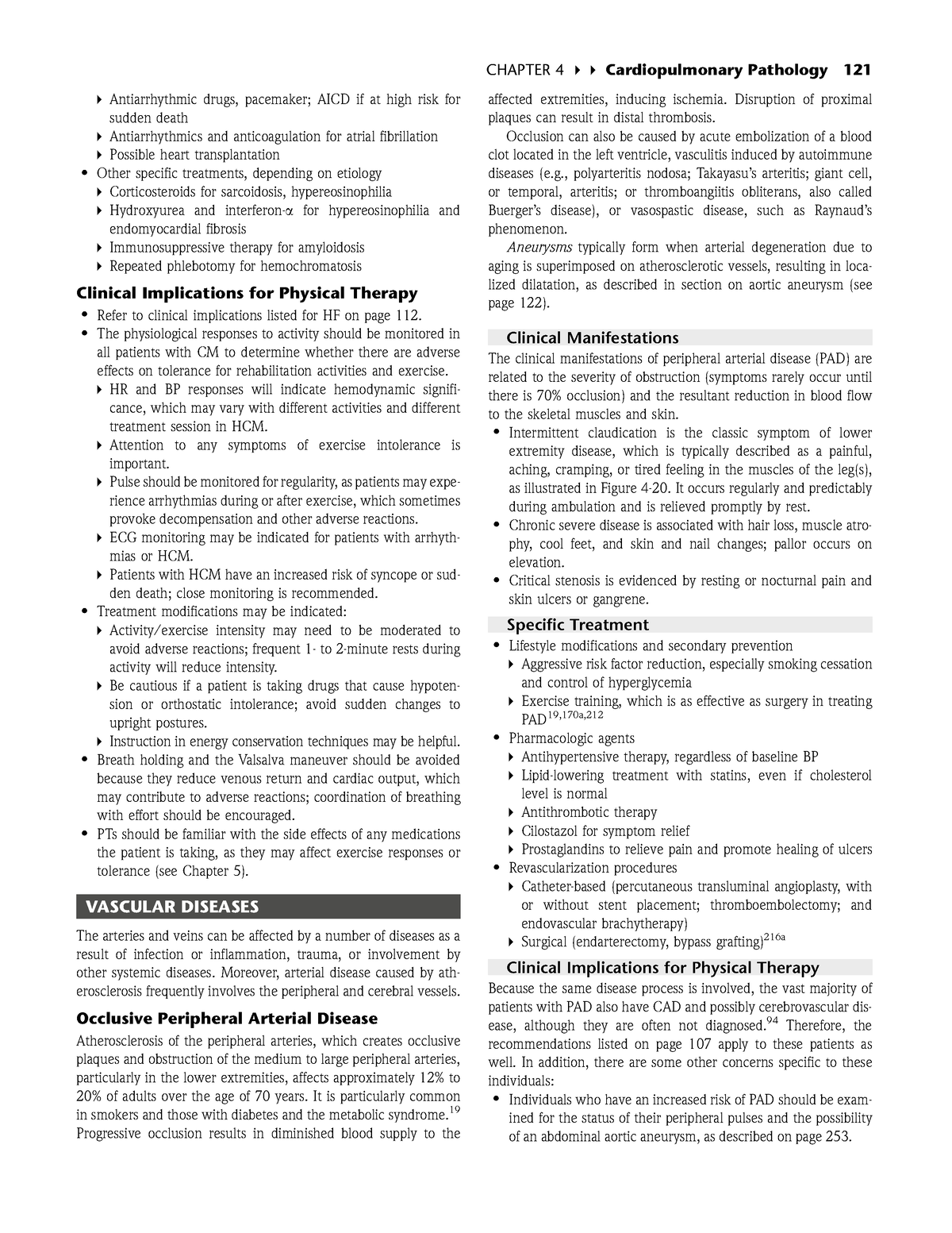 PAD Cardio - 4 Antiarrhythmic drugs, pacemaker; AICD if at high risk ...