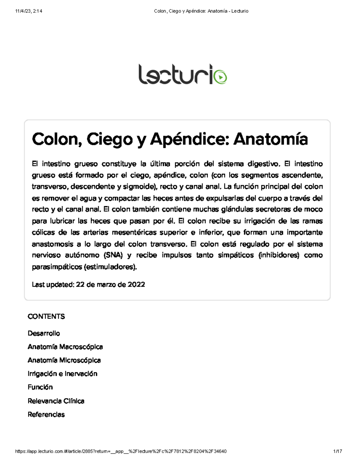 Colon, Ciego y Apéndice Anatomía - Lecturio - Colon, Ciego y Apéndice ...