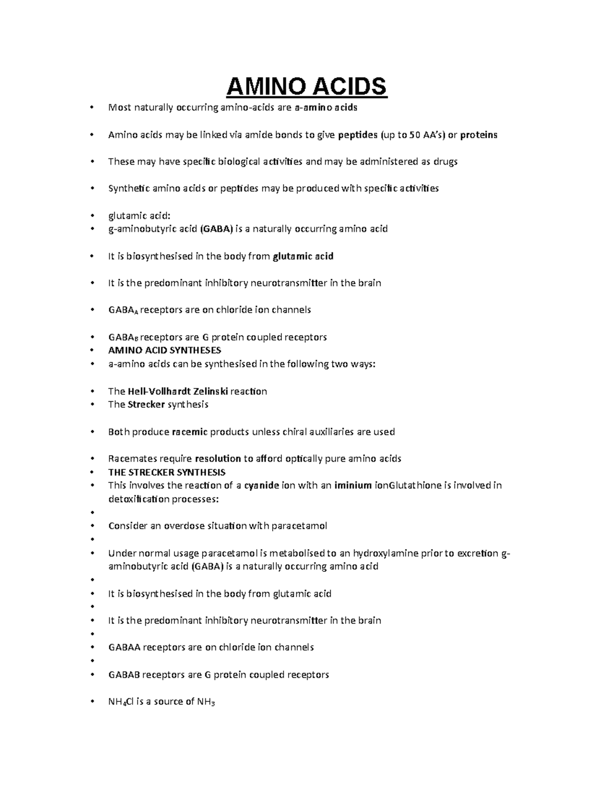 Amino Acids Drug Design and Medicine Development lecture notes tb2