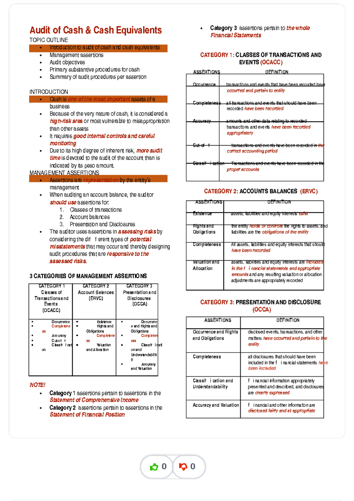 Notes-audit-of-cash-and-cash-equivalents compress - AuditofCash ...