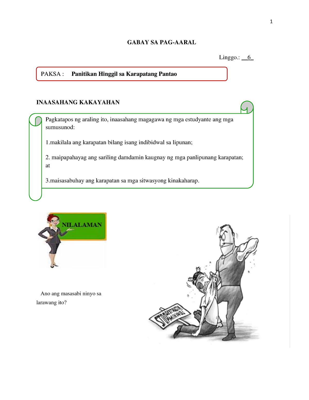 GEE-3 Linggo-6-8 - LECTURE BOOK WEEK 6-8 - GABAY SA PAG-AARAL Linggo ...