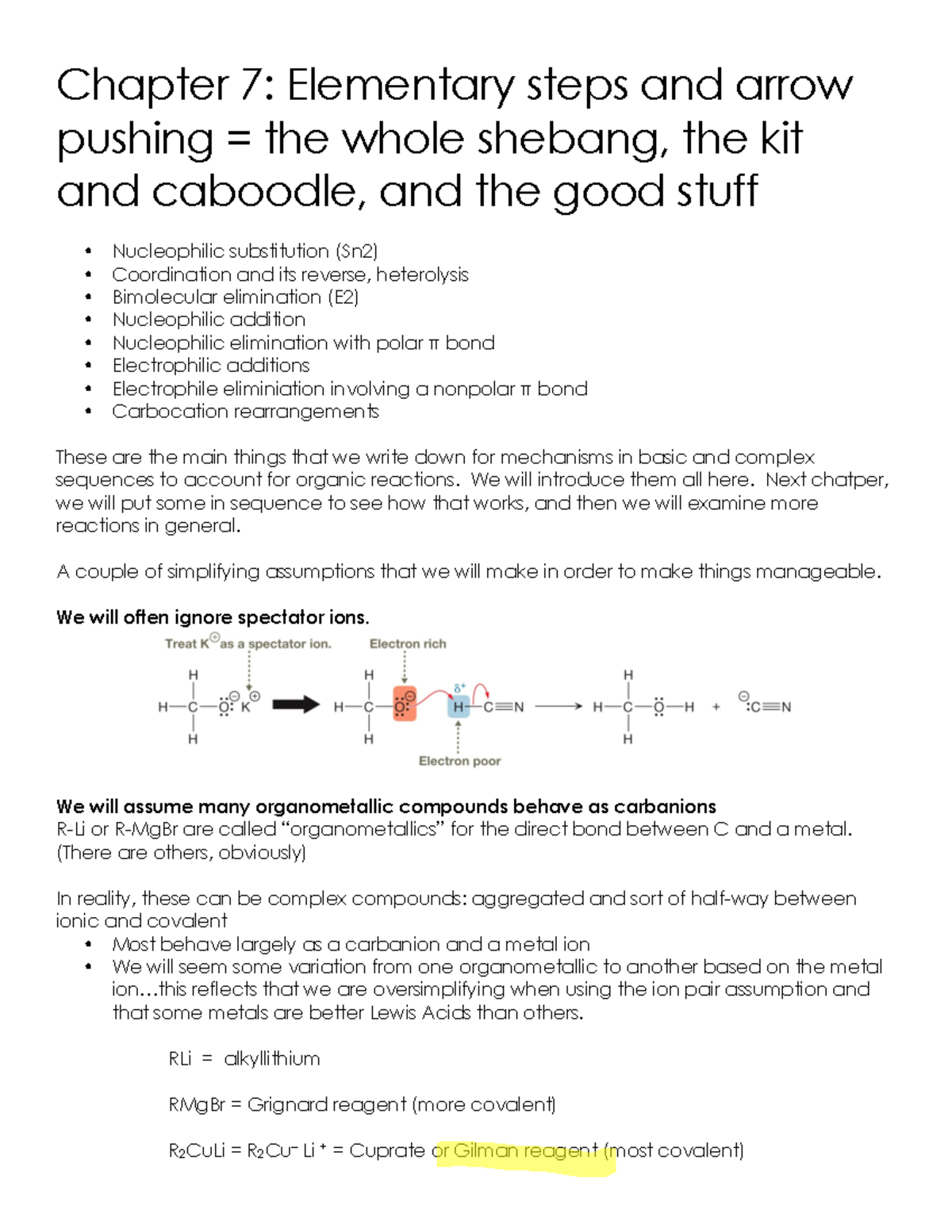 Chapter 7 Really great lecture notes Chapter 7 Elementary steps