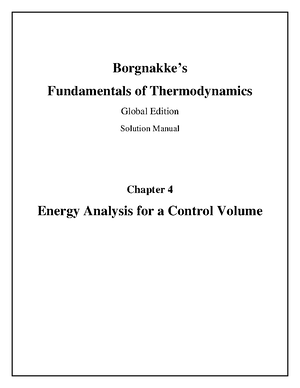 Fundamental Of Thermodynamics 8th Edition Solution - 공업열역학 - Hongik ...