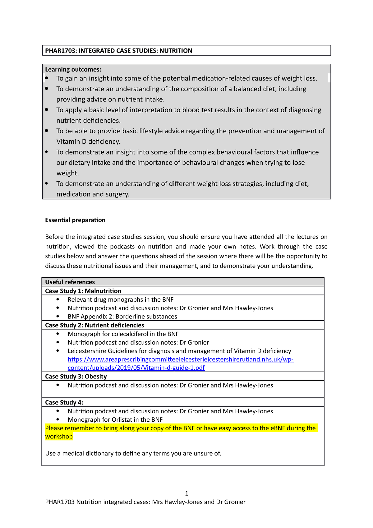 victor case study nutrition