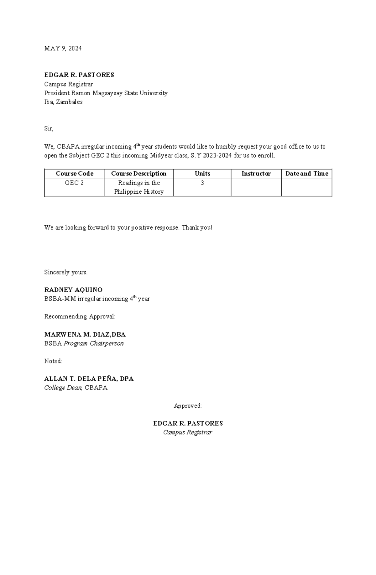 GEC2-Readings in the Philippine History Syllabus - MAY 9 , 2024 EDGAR R ...