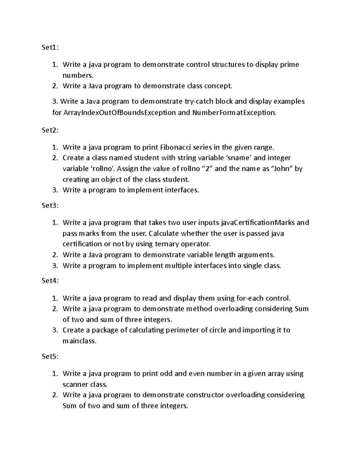 Setwise java - Made with my efforts please don't misuse it - Set1 ...