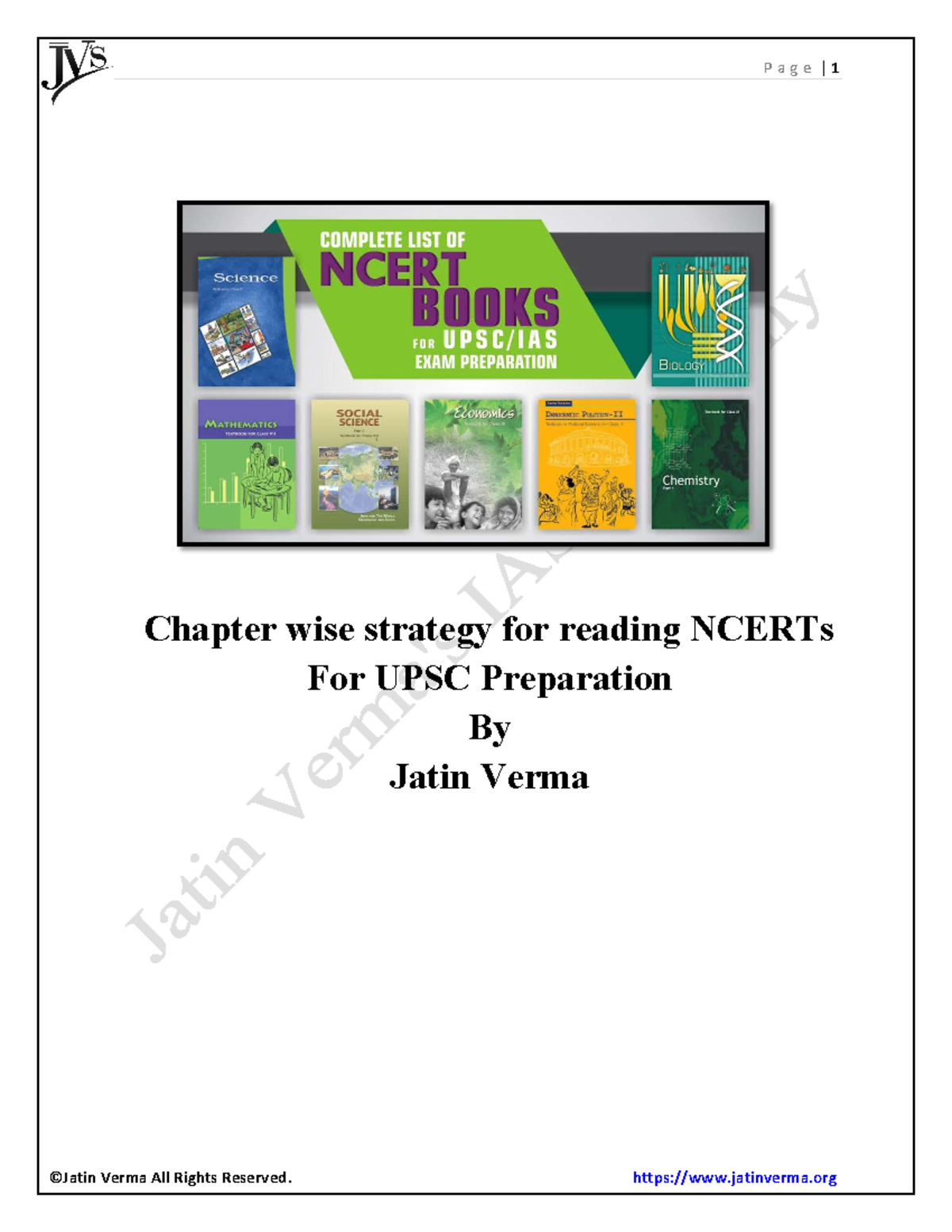 Chapterwise Ncertbooks Chapter wise strategy for reading NCERTs For