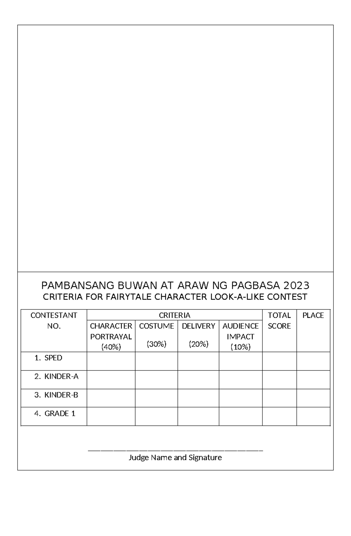 Pambansang Buwan AT ARAW NG Pagbasa 2023 - Elementary Education ...