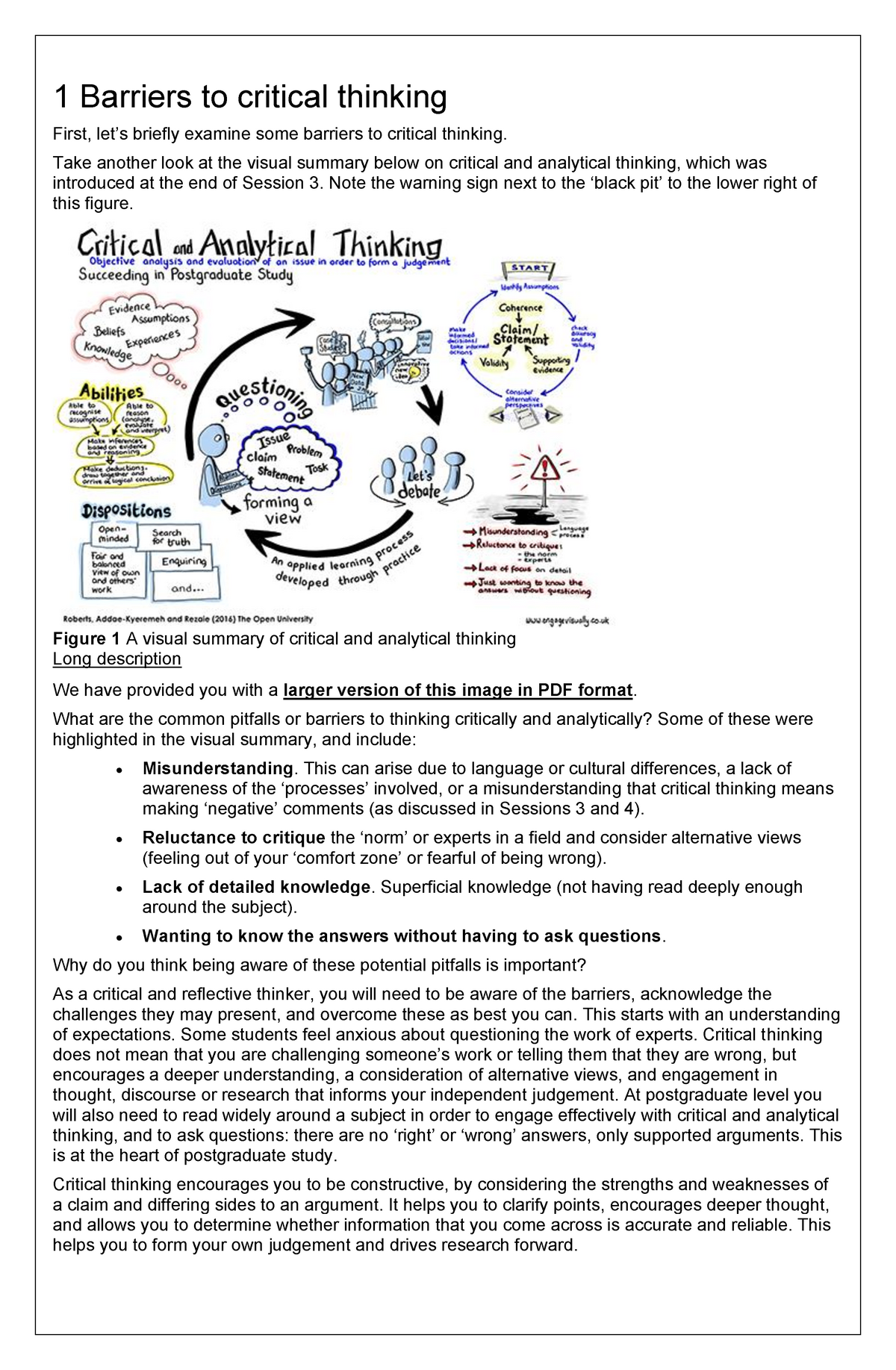 challenges in critical thinking