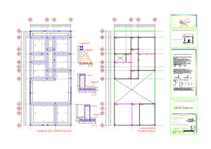 plano de cimentacion de la casa