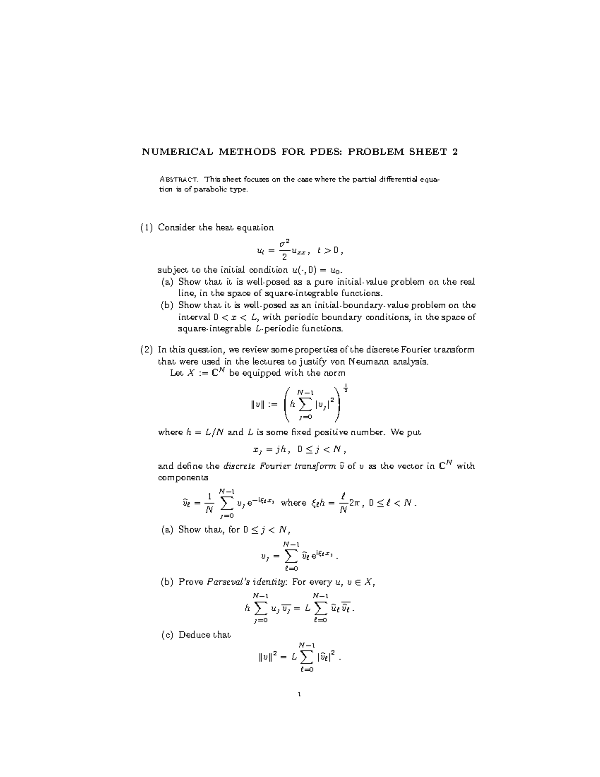 Mathm0011 16 17 Problem Sheet 2 Studocu