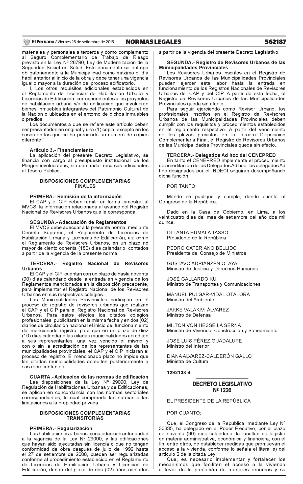 Decreto Legislativo Que Modifica La Ley N 27829 Ley Que Cr Decreto ...