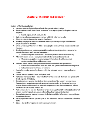 Chapter 4 Notes - States of Conciousness - 4 What is Consciousness ...