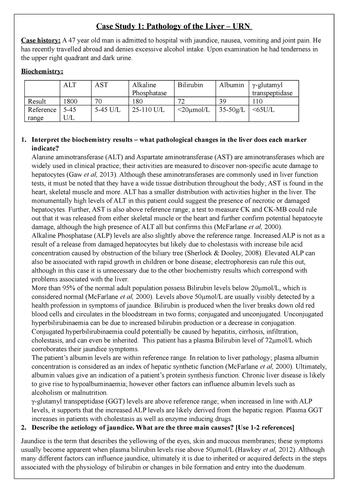 urn case study analysis