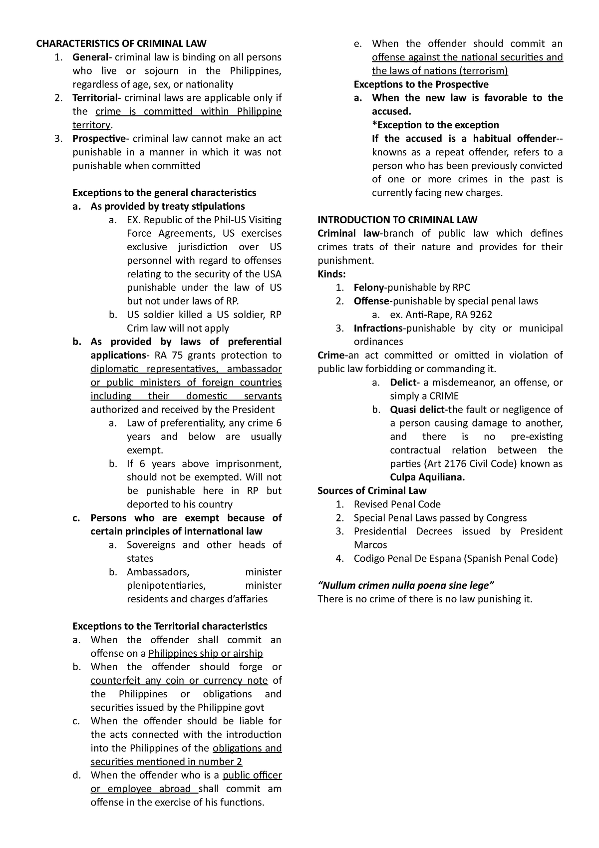 ten-key-characteristics-and-three-aspects-of-criminal-law