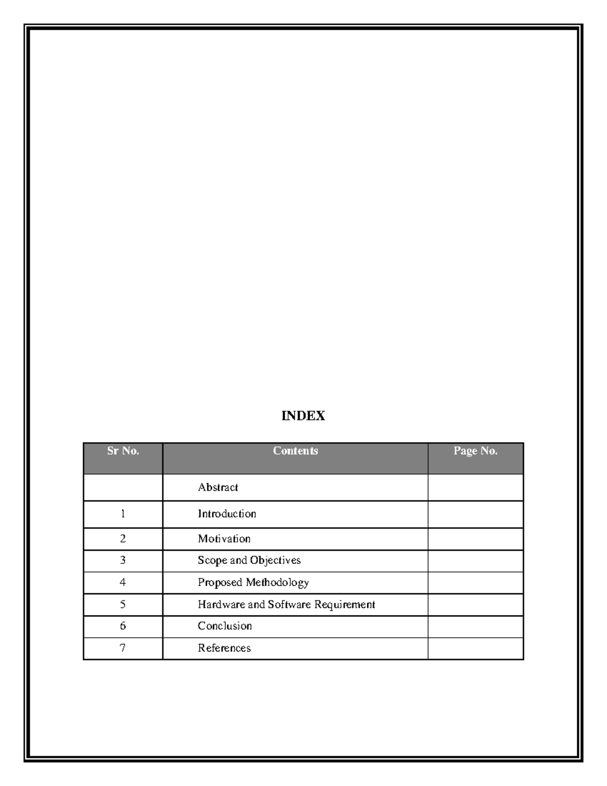 Synopsis of Project THIS is the description of for computer science