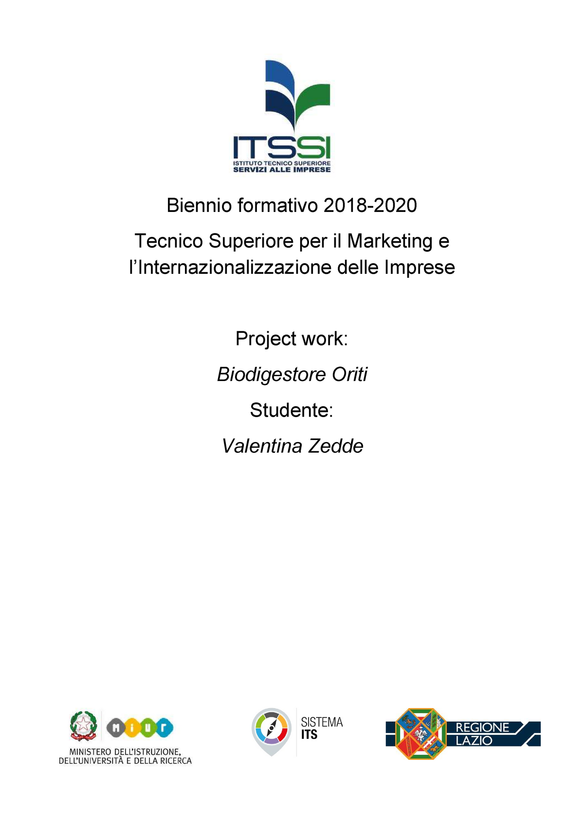 tesi business plan start up