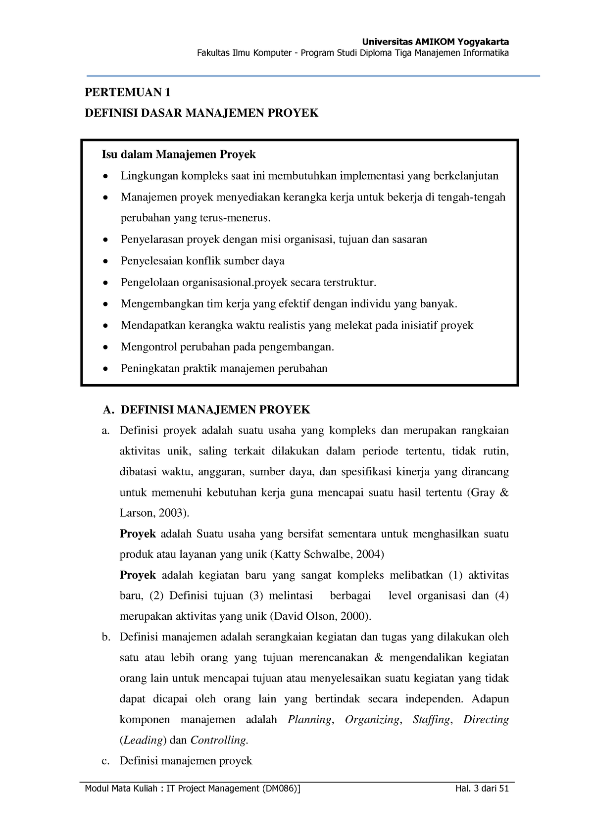 Modul Project Management-4-9 - Fakultas Ilmu Komputer - Program Studi ...