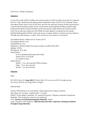 case study of pediatric asthma