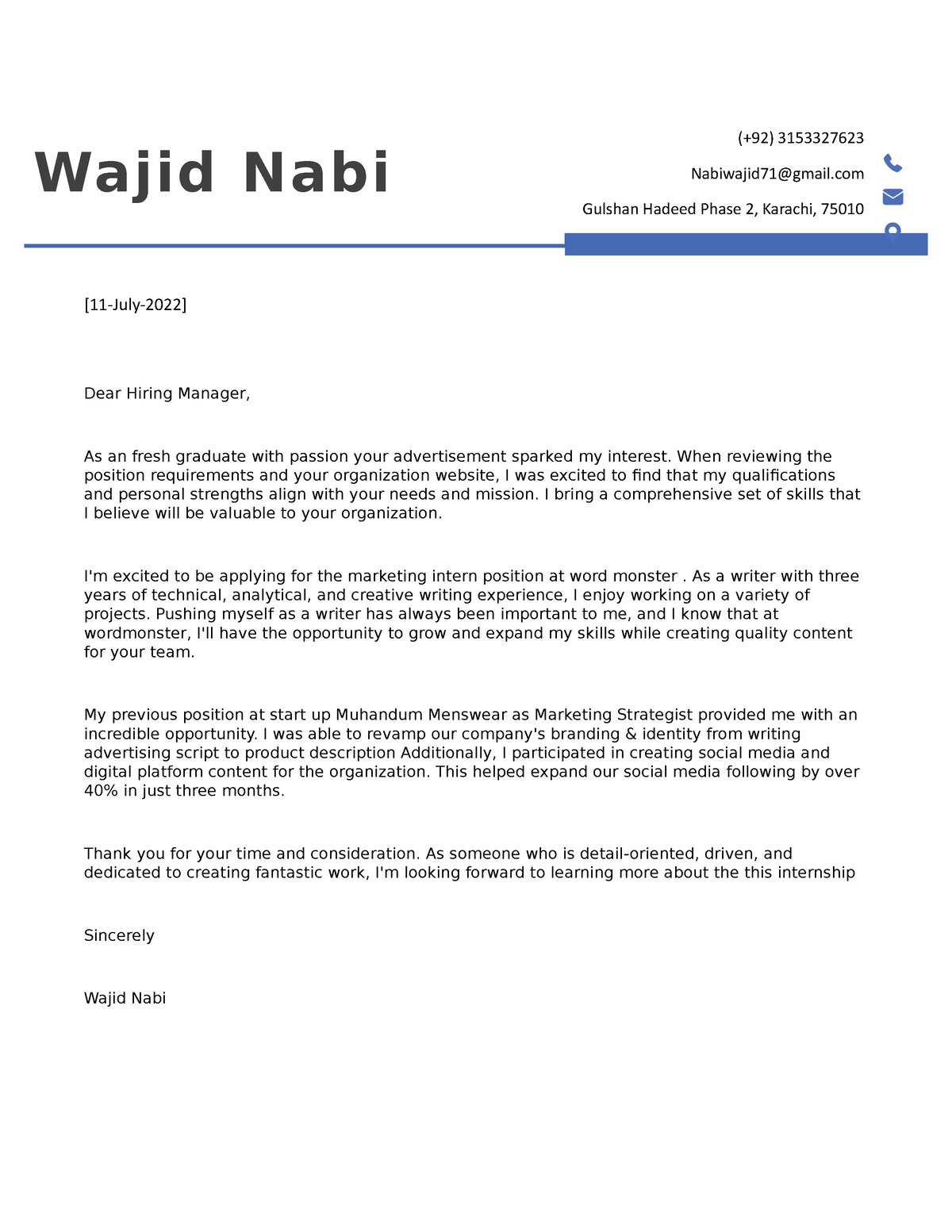 Wajid Cover Letter Managment Wajid Nabi 92 3153327623   Thumb 1200 1553 