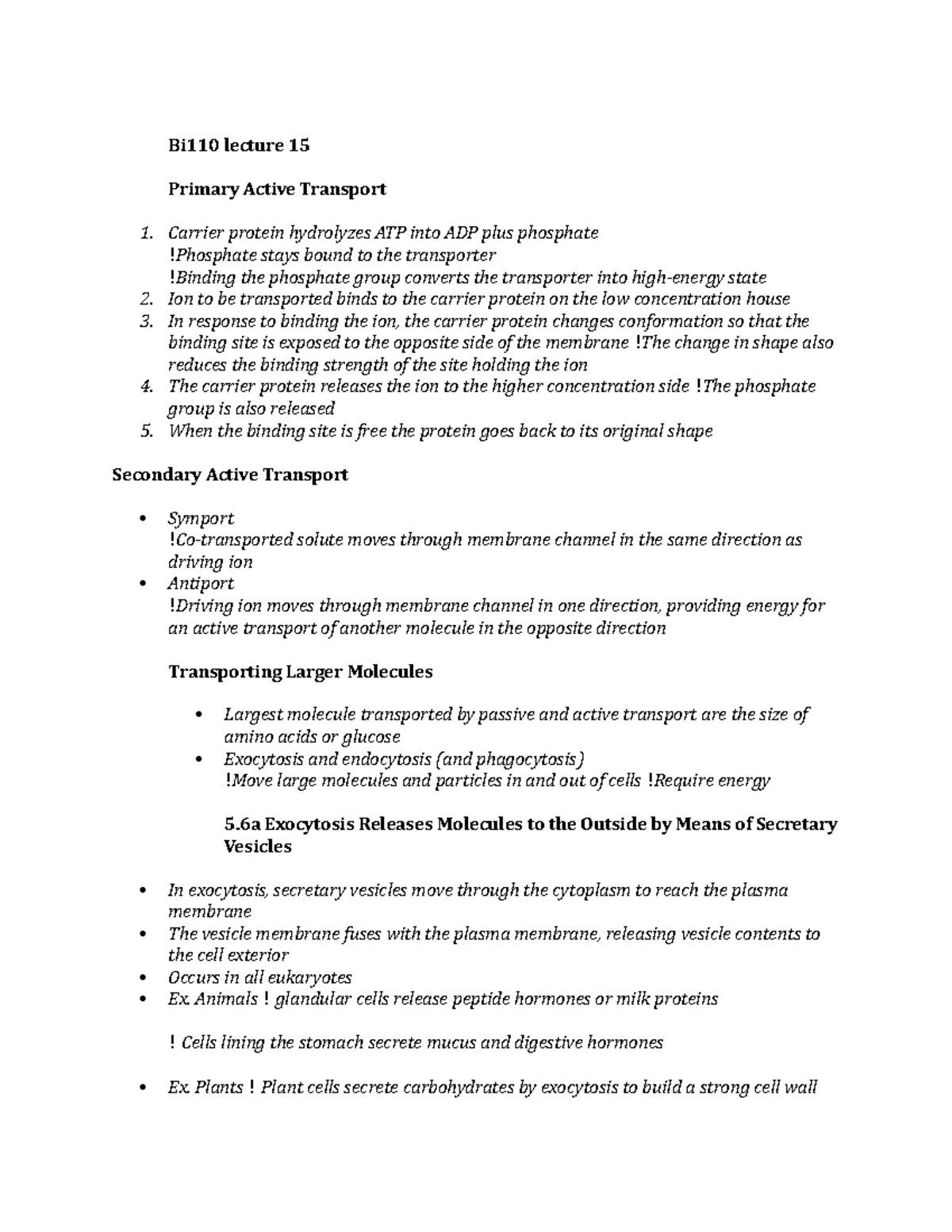 Bi110 Lecture 15 Copy Business Notes Bi110 Lecture 15 Primary bi110-lecture-15-copy-business-notes-bi110-lecture-15-primary