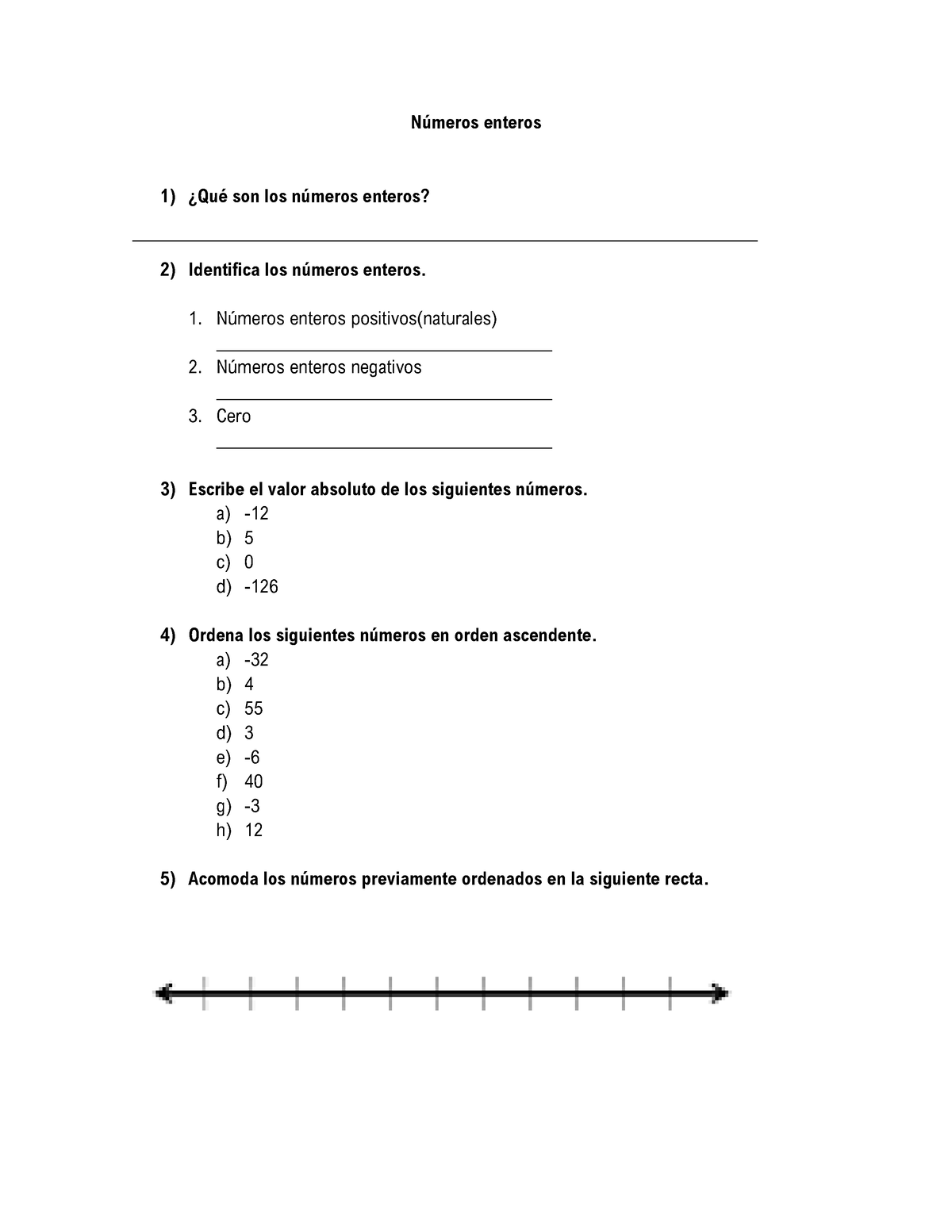 Tema 1 Numeros Enteros - Apuntes - N ̇meros Enteros øQuÈ Son Los N ...