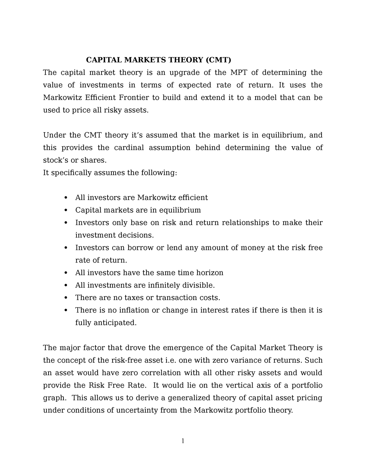 capital-markets-theory-capital-markets-theory-cmt-the-capital