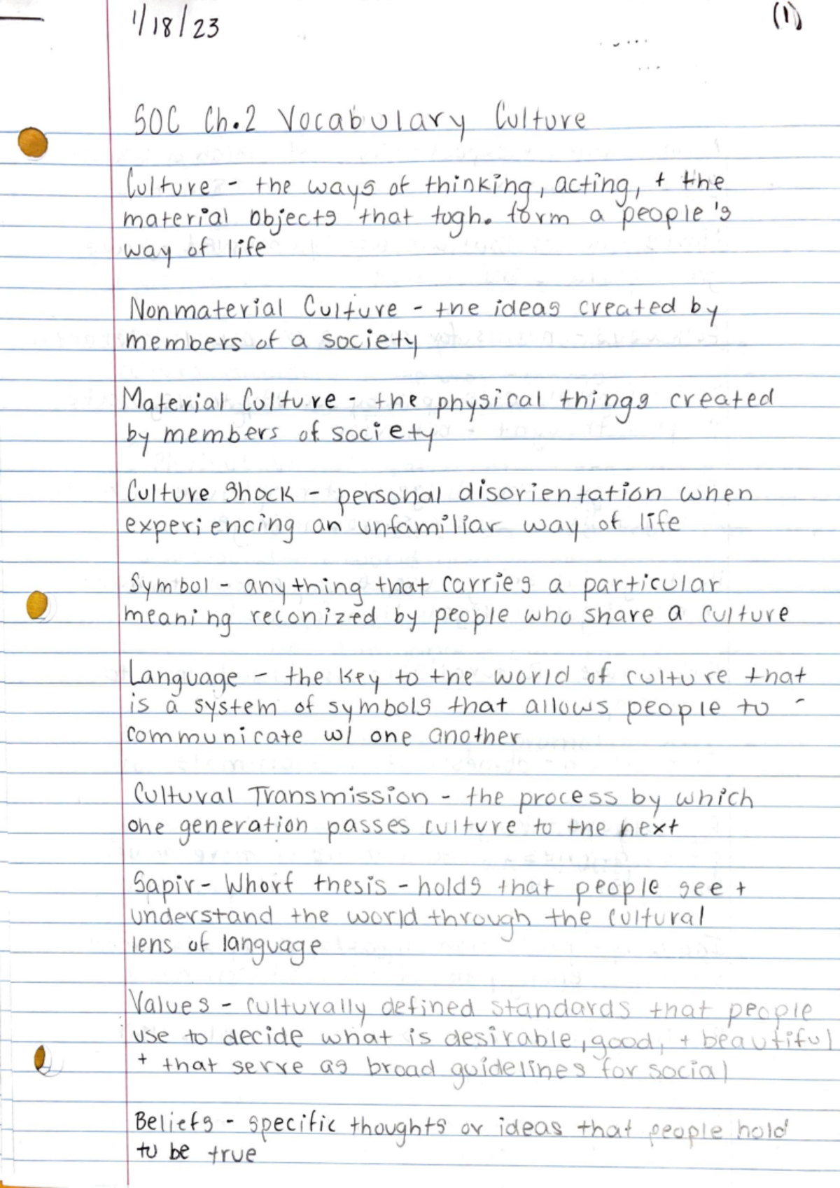 SOC Chapter 2 vocabulary o o. S,u + VJ e idPQ CV e cd ed b o( Oi'D