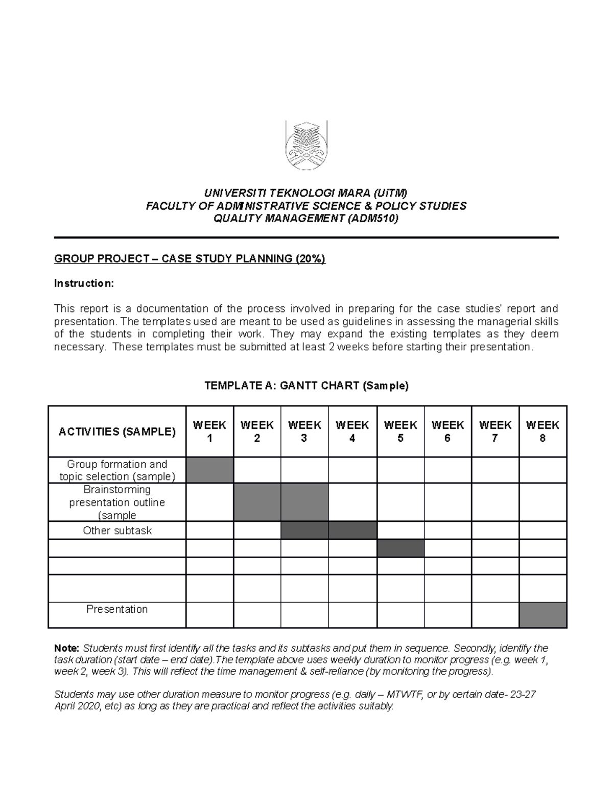 case study quality management system