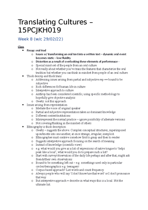World Literature Class Notes - World Literature – 15PCSH Week 10 (w/c ...