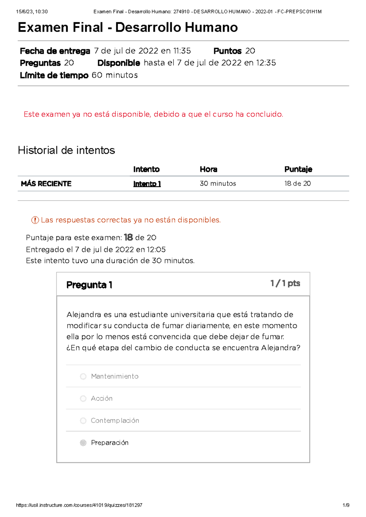 Examen Final - Desarrollo Humano 274910 - Desarrollo Humano - 2022-01 ...