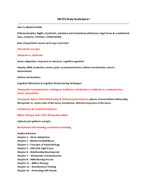 Ten Point Guide to Mental State Examination (MSE) in Psychiatry