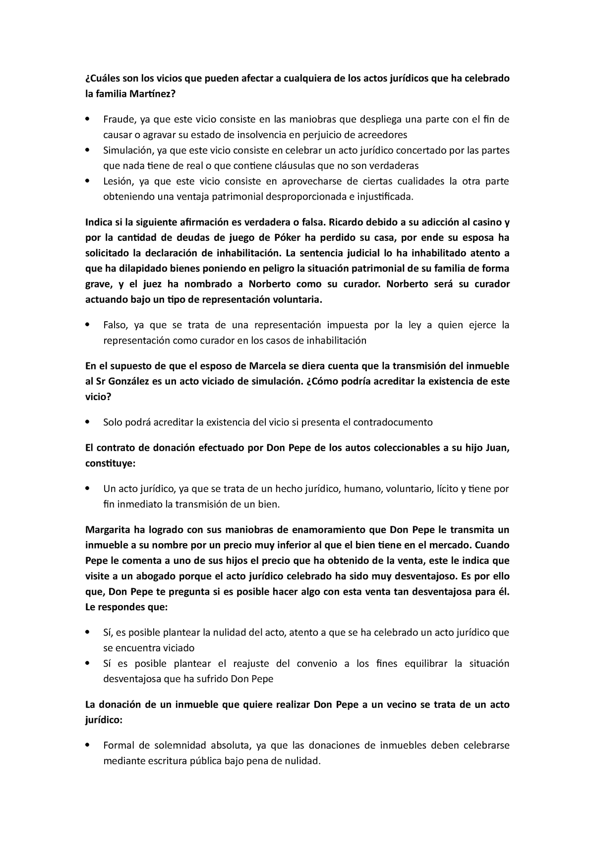 TP4 - ¿Cuáles son los vicios que pueden afectar a cualquiera de los actos  jurídicos que ha celebrado - Studocu