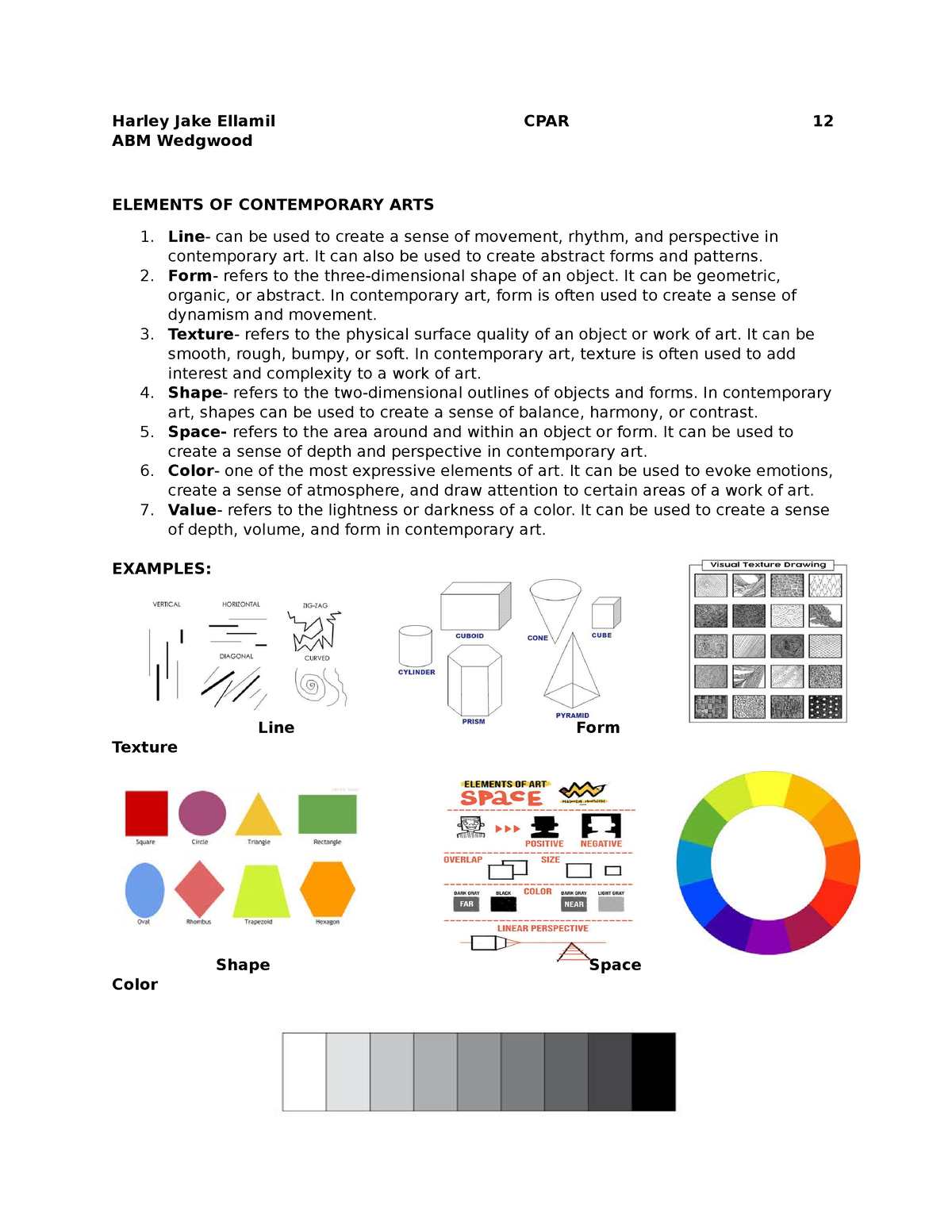 Cbro - Cpar - Harley Jake Ellamil CPAR 12 ABM Wedgwood ELEMENTS OF ...