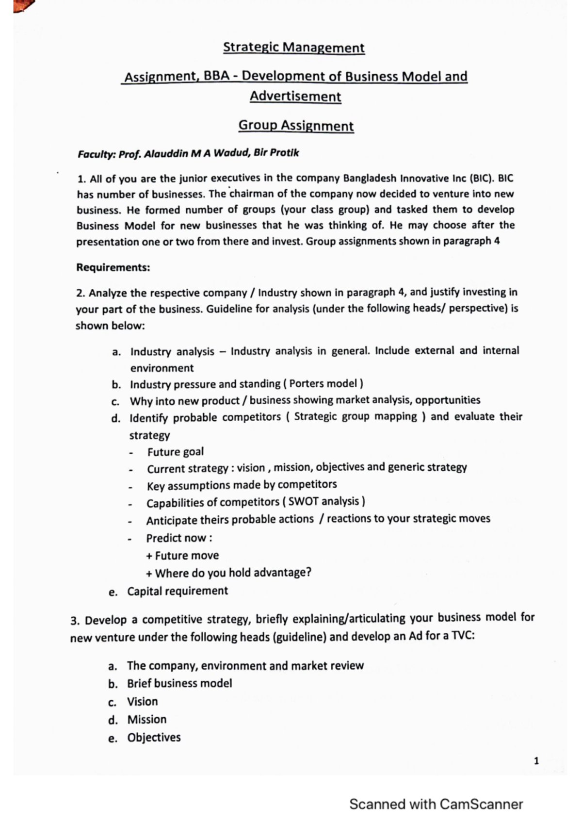 STM-Assignment - Assignment - Strategic Management - Studocu