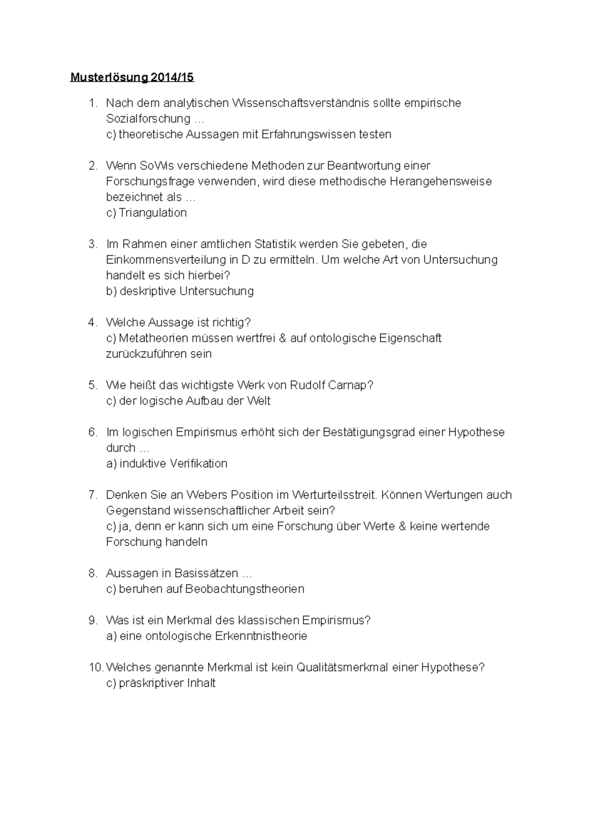 Musterlösung Klausur 2014 - Musterlösung 2014/15 1. Nach Dem ...