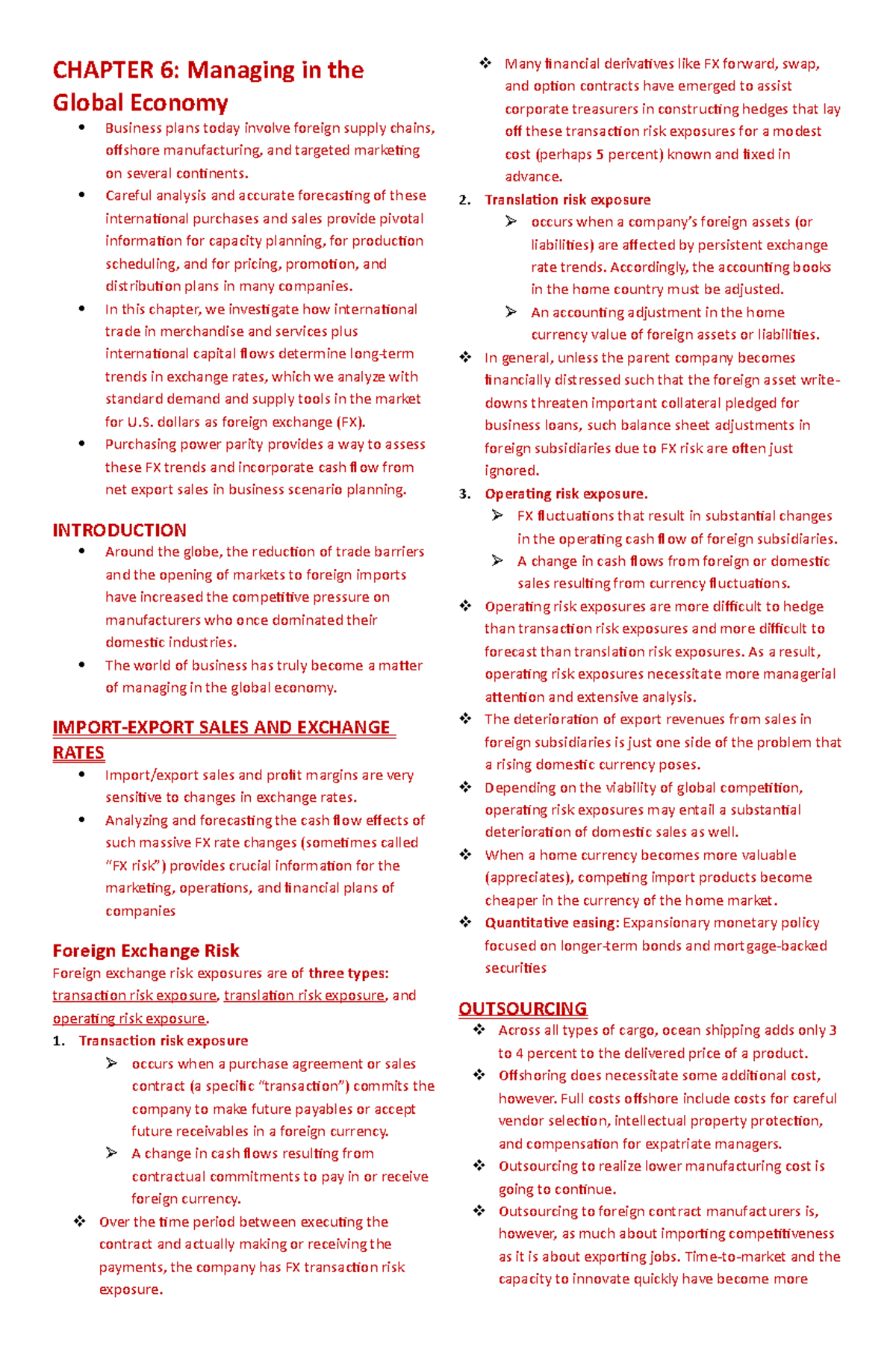 Chapter 6 ECON Notes - Microeconomics - Mcquigan - Business Admin - UV ...
