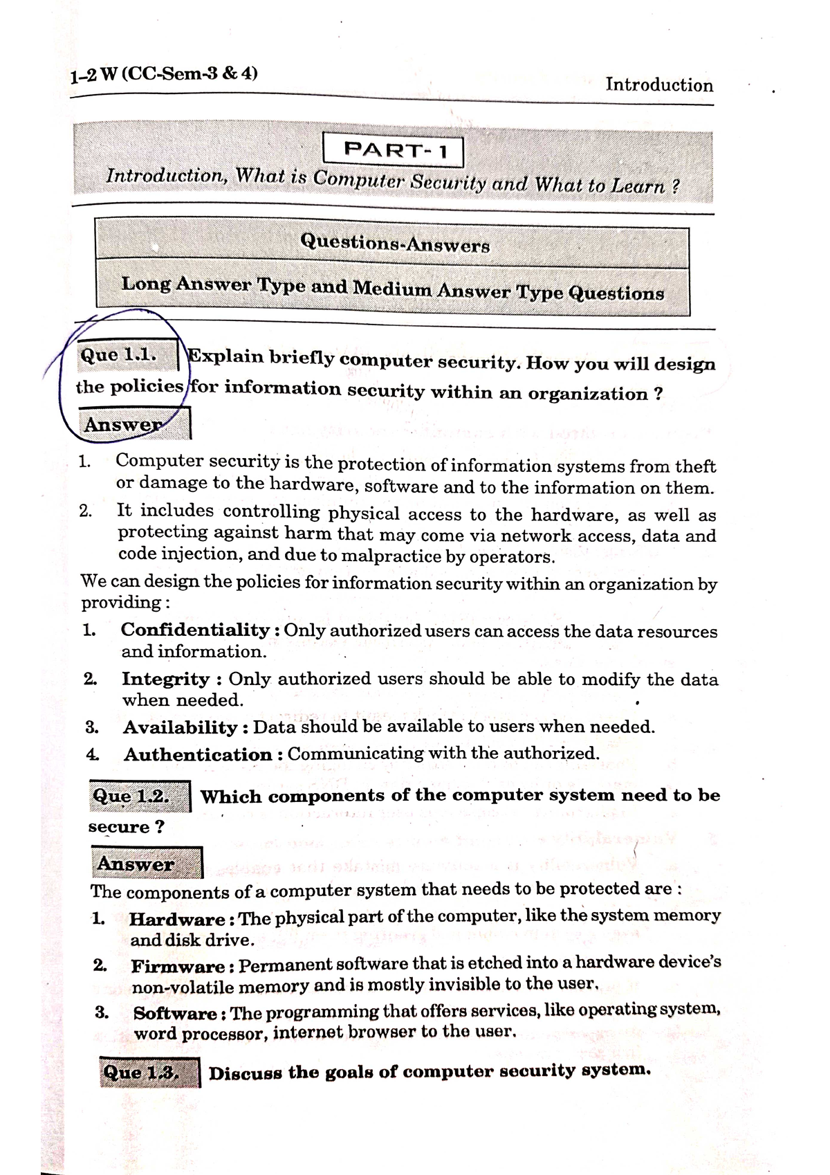 Css Important Questions For PUT And Semester - B.tech - Studocu