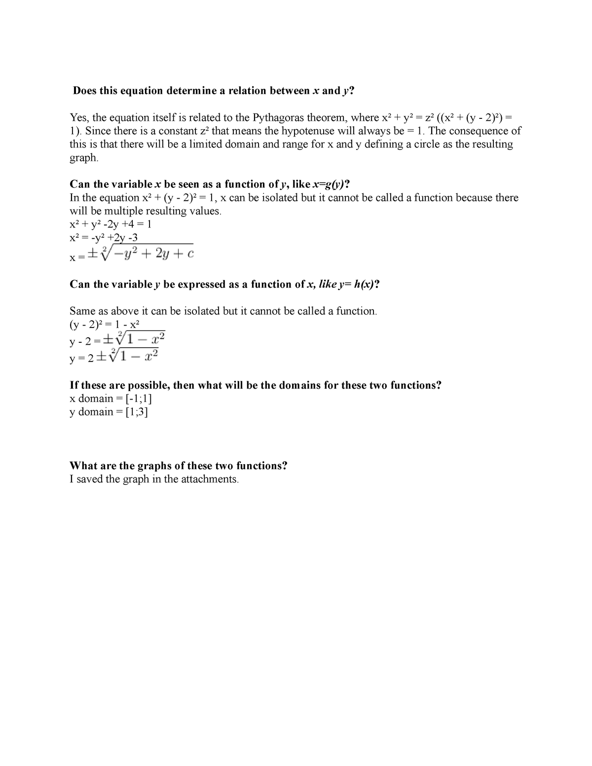 Math 11 Unit 1 Discussion Post Math 11 College Algebra Studocu