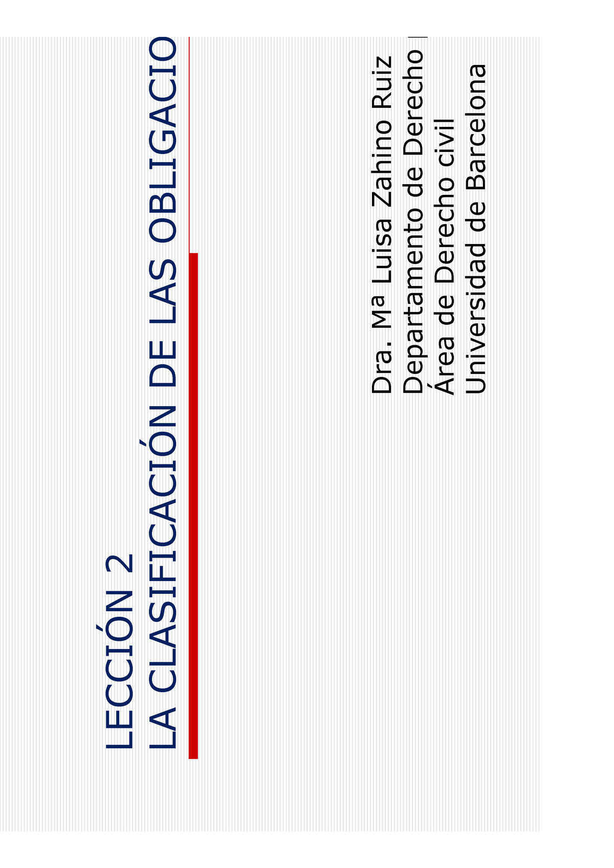 Lección 2 La Clasificación De Las Obligaciones LecciÓn 2 La ClasificaciÓn De Las Obligacione 9401