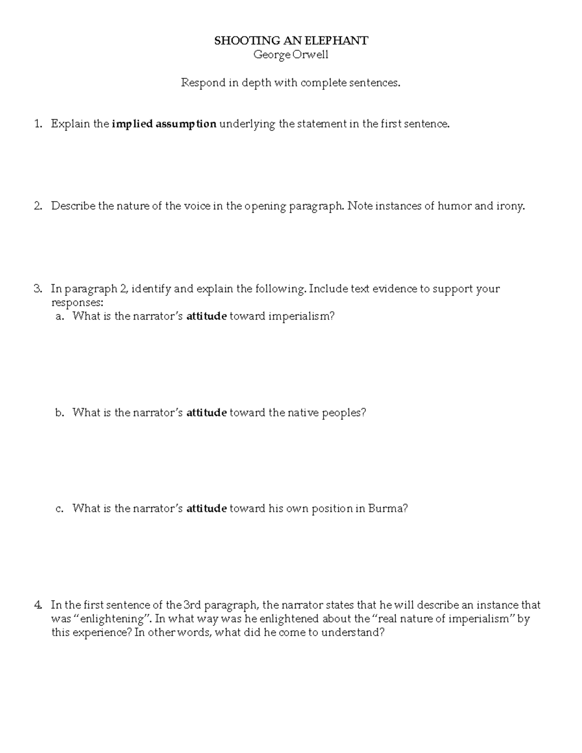 Shooting+an+Elephant+Questions+Orwell SHOOTING AN ELEPHANT