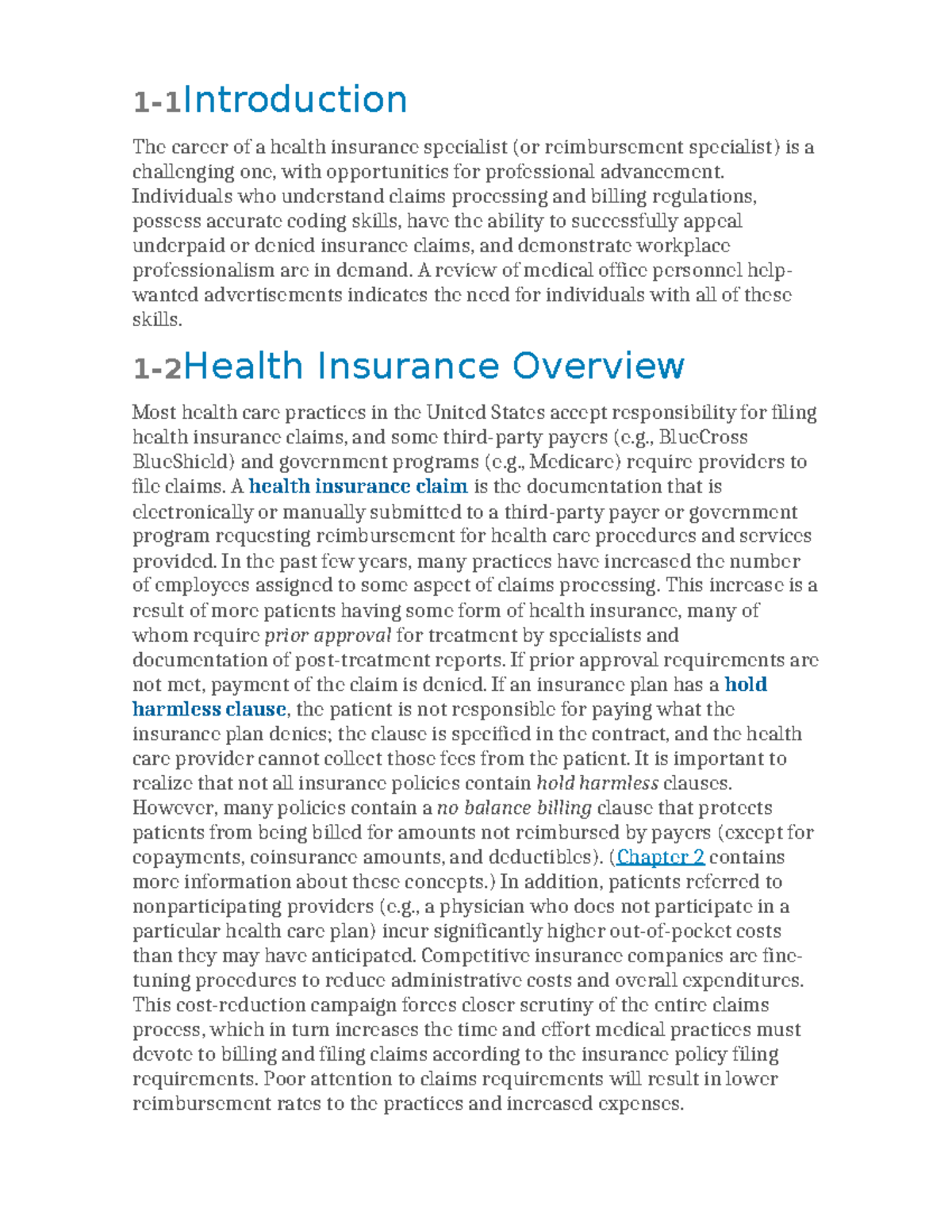 Week 1 ME2550 Reading - 1-1Introduction The Career Of A Health ...