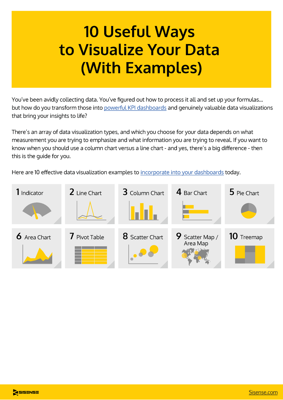 Data Visualization - Lecture notes for students - 10 Useful Ways to ...