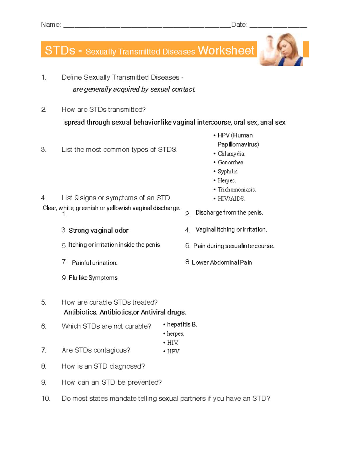 Jacob Miller - 3A.TPT STDs Worksheet - Name ...